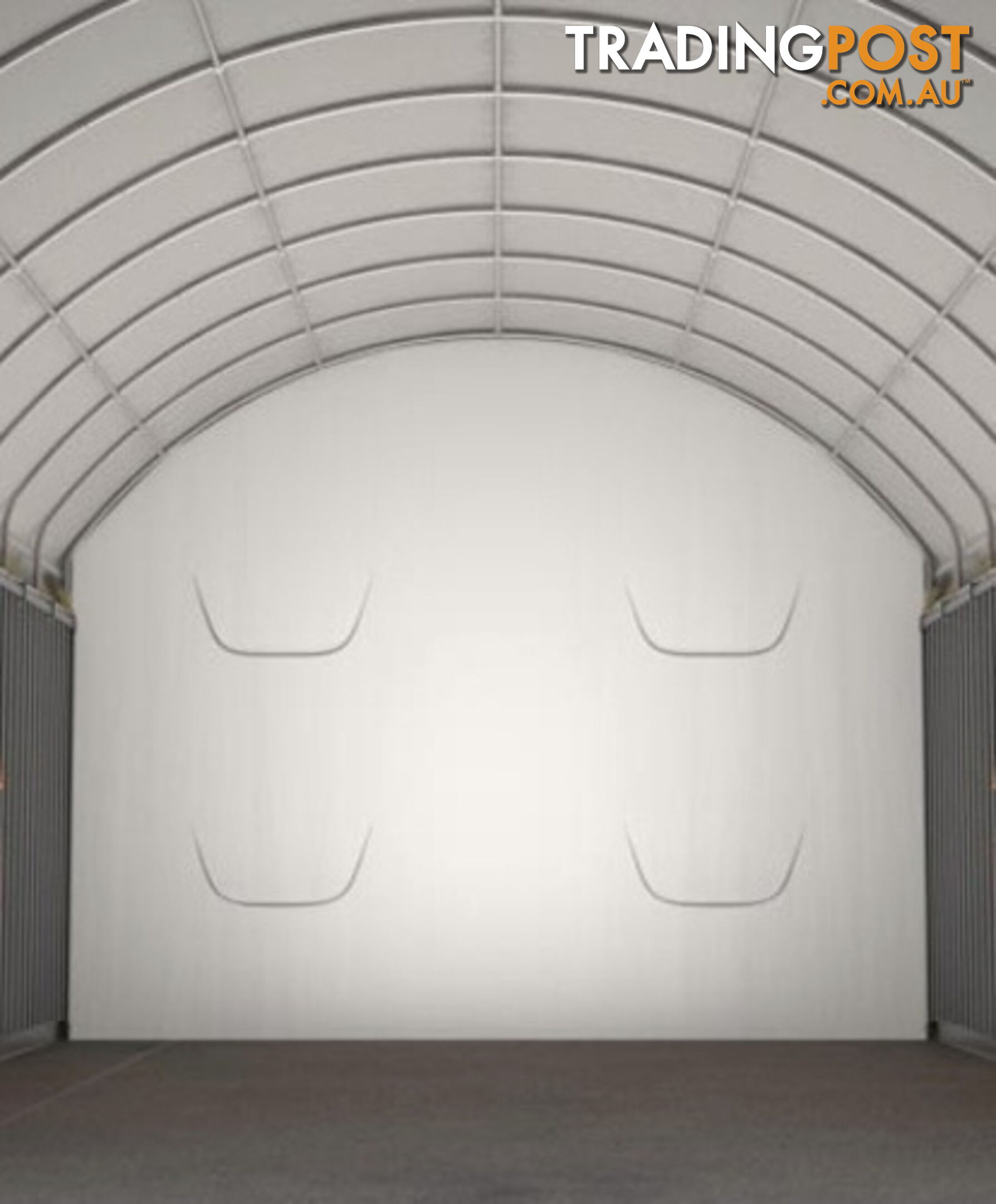 New Rear End Wall for 6m wide Container Shelter Dome