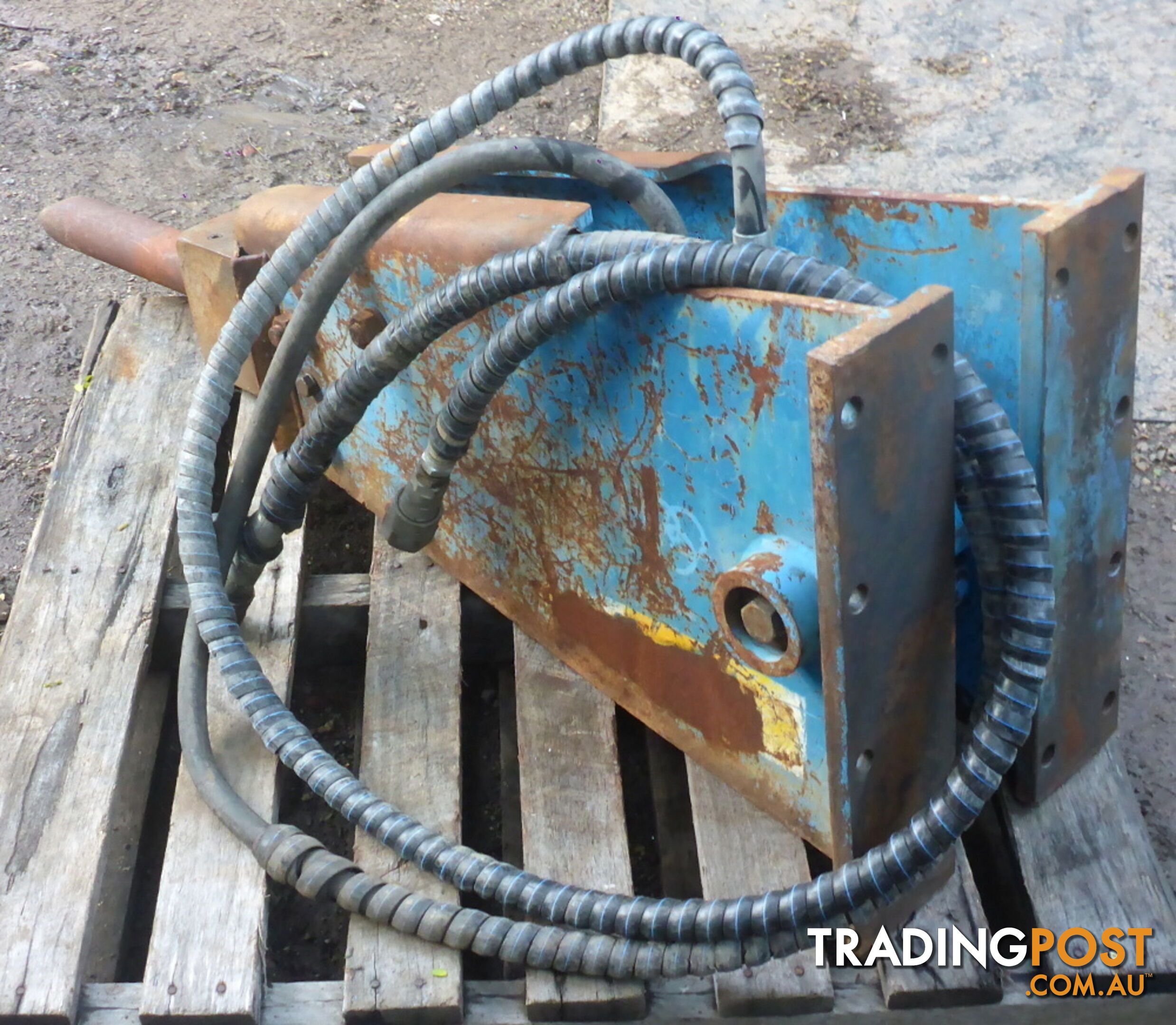 Used 4-10 ton Excavator Hydraulic Hammer Rock Breaker & separate Headstock