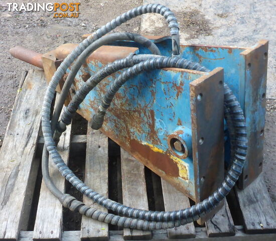 Used 4-10 ton Excavator Hydraulic Hammer Rock Breaker & separate Headstock