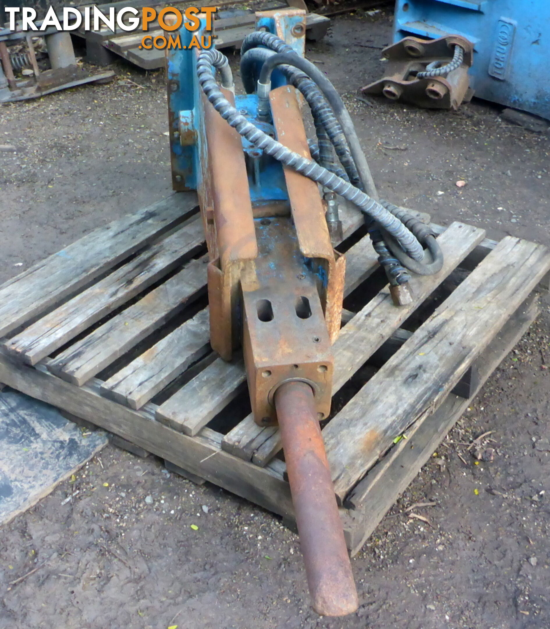 Used 4-10 ton Excavator Hydraulic Hammer Rock Breaker & separate Headstock