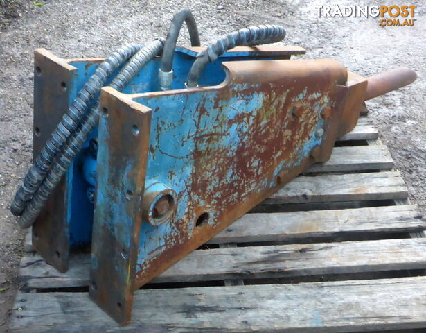 Used 4-10 ton Excavator Hydraulic Hammer Rock Breaker & separate Headstock