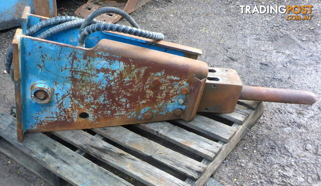 Used 4-10 ton Excavator Hydraulic Hammer Rock Breaker & separate Headstock