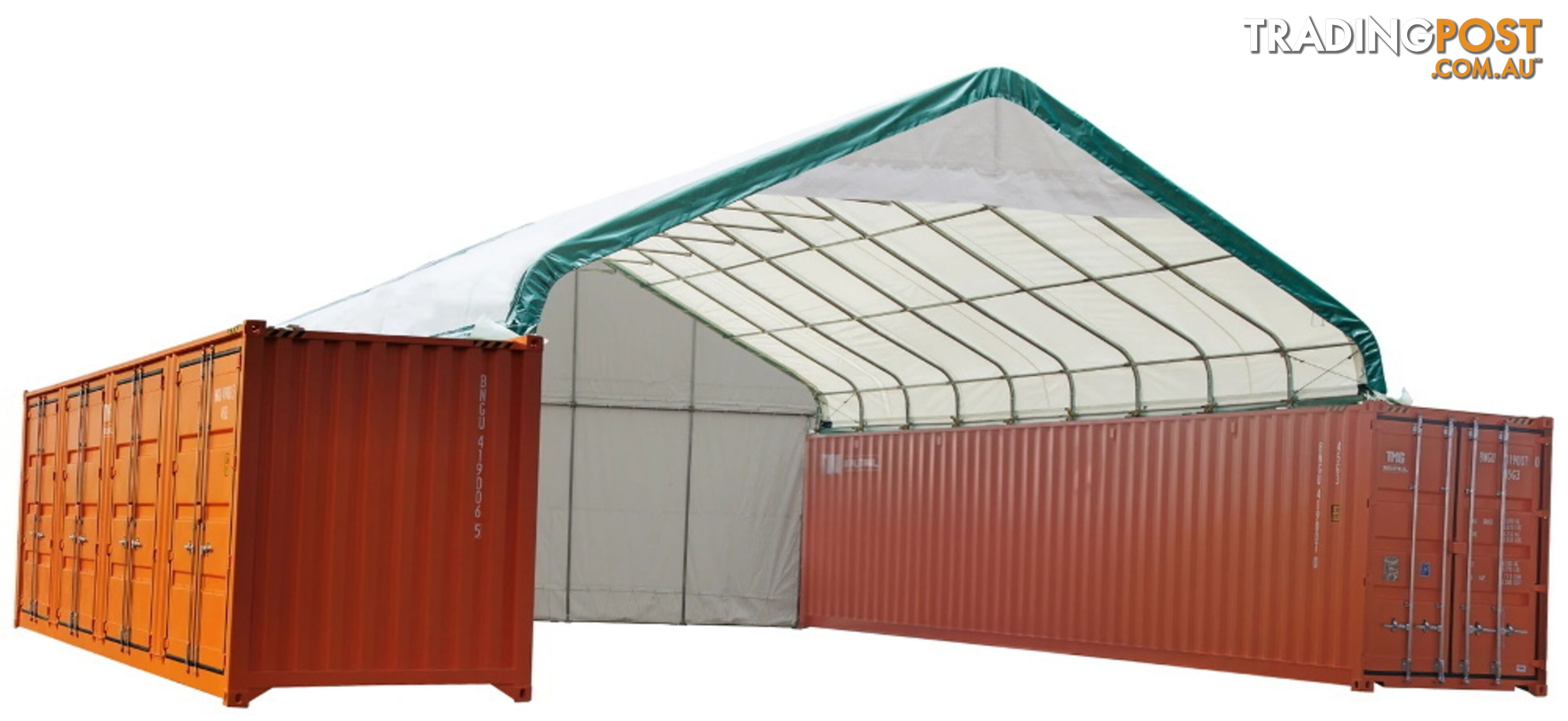 New 9m x 12m Container Shelter Workshop Igloo Dome with EndWall