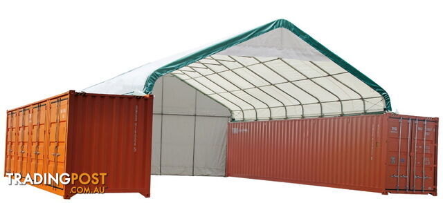 New 9m x 12m Container Shelter Workshop Igloo Dome with EndWall