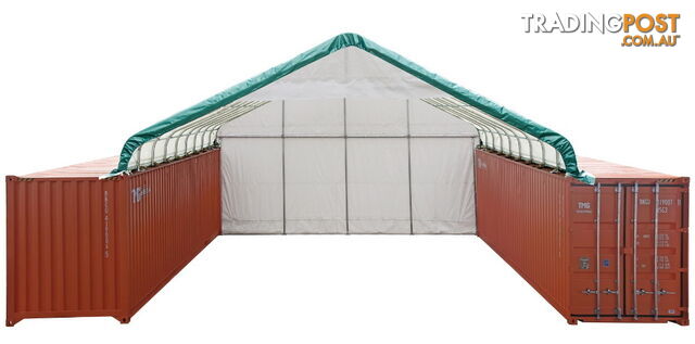 New 9m x 12m Container Shelter Workshop Igloo Dome with EndWall