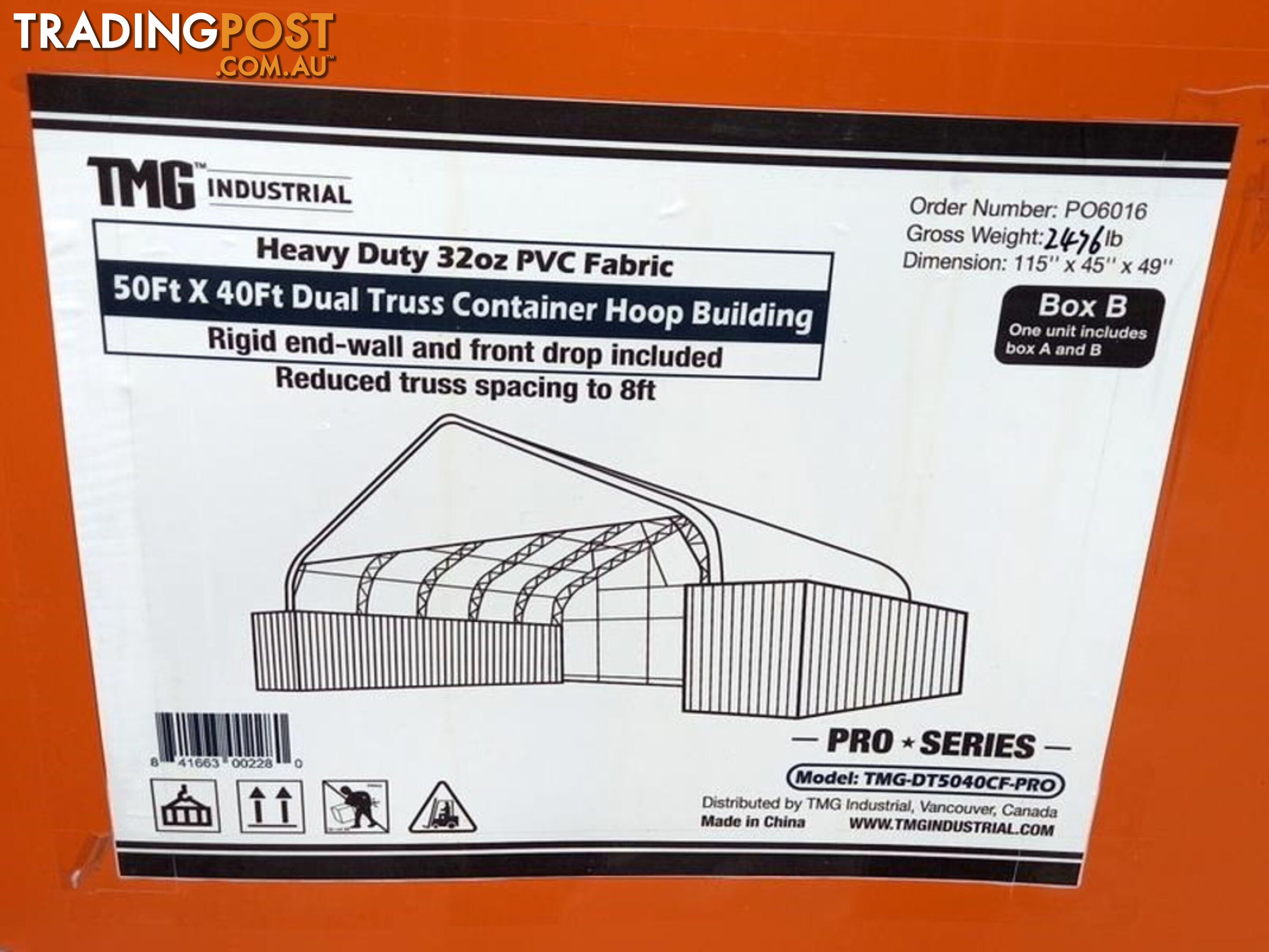 New 15m x 12m Double Trussed Container Shelter Workshop Igloo Dome with EndWalls