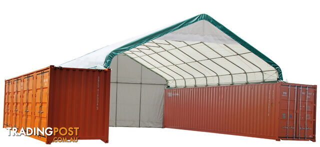 New 9m x 12m Container Shelter Workshop Igloo Dome with EndWall