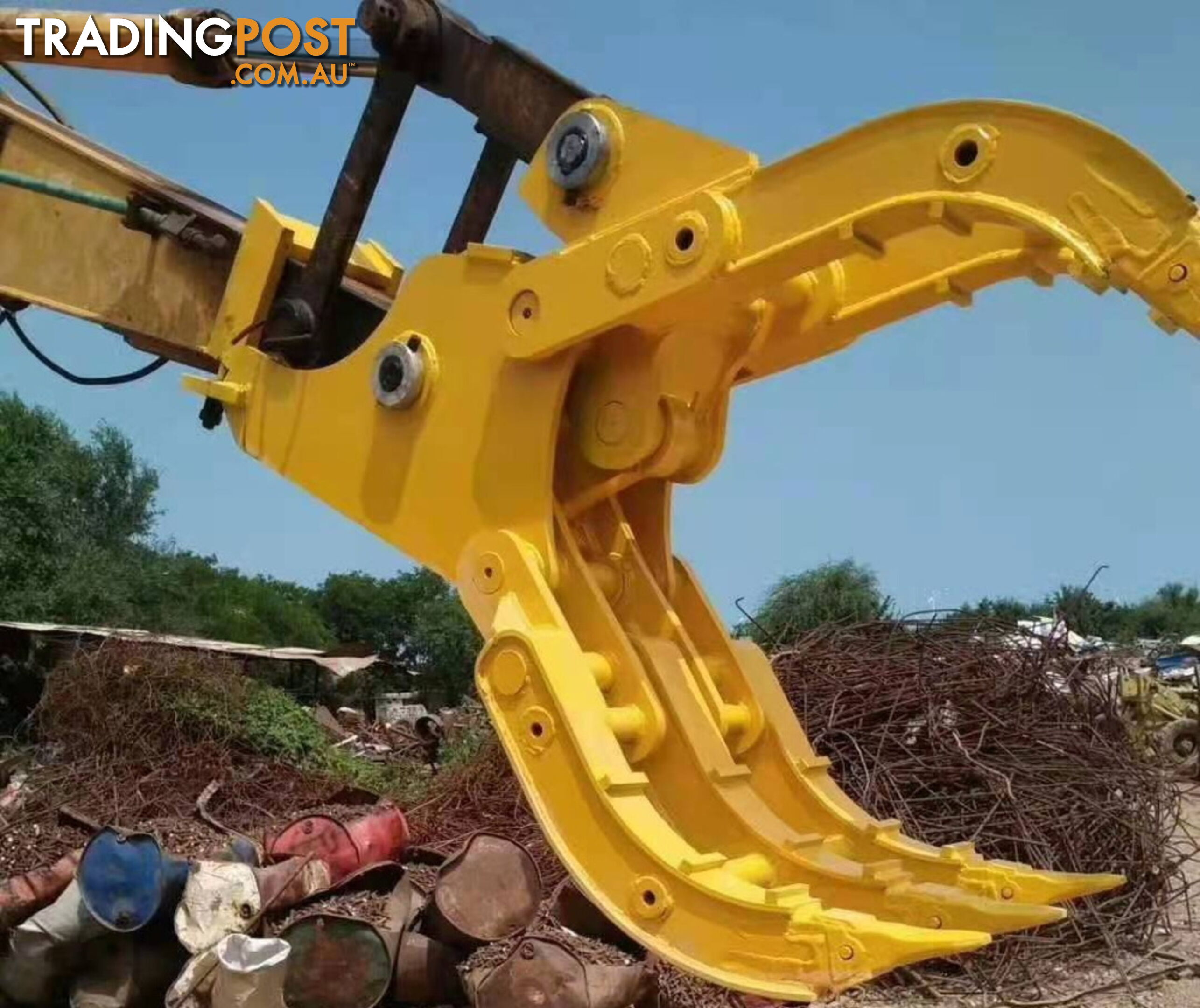 New 8-20 ton (65mm Pin) Excavator 5 Finger Mechanical Grapple Grab