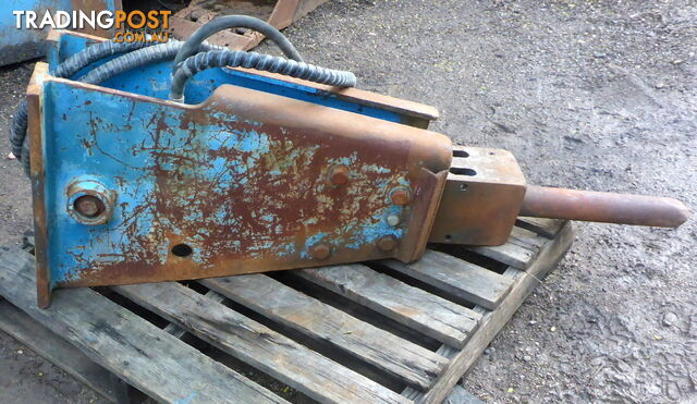 Used 4-10 ton Excavator Hydraulic Hammer Rock Breaker & separate Headstock