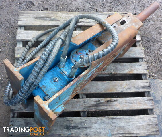 Used 4-10 ton Excavator Hydraulic Hammer Rock Breaker & separate Headstock