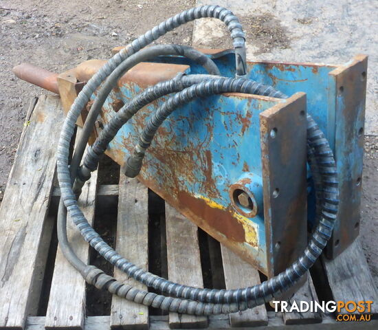 Used 4-10 ton Excavator Hydraulic Hammer Rock Breaker & separate Headstock