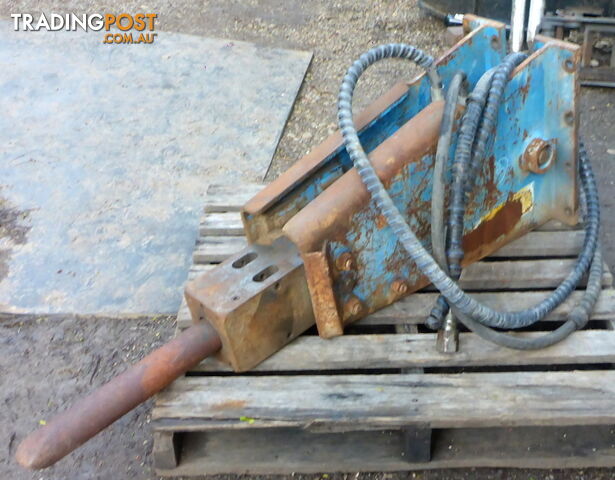 Used 4-10 ton Excavator Hydraulic Hammer Rock Breaker & separate Headstock