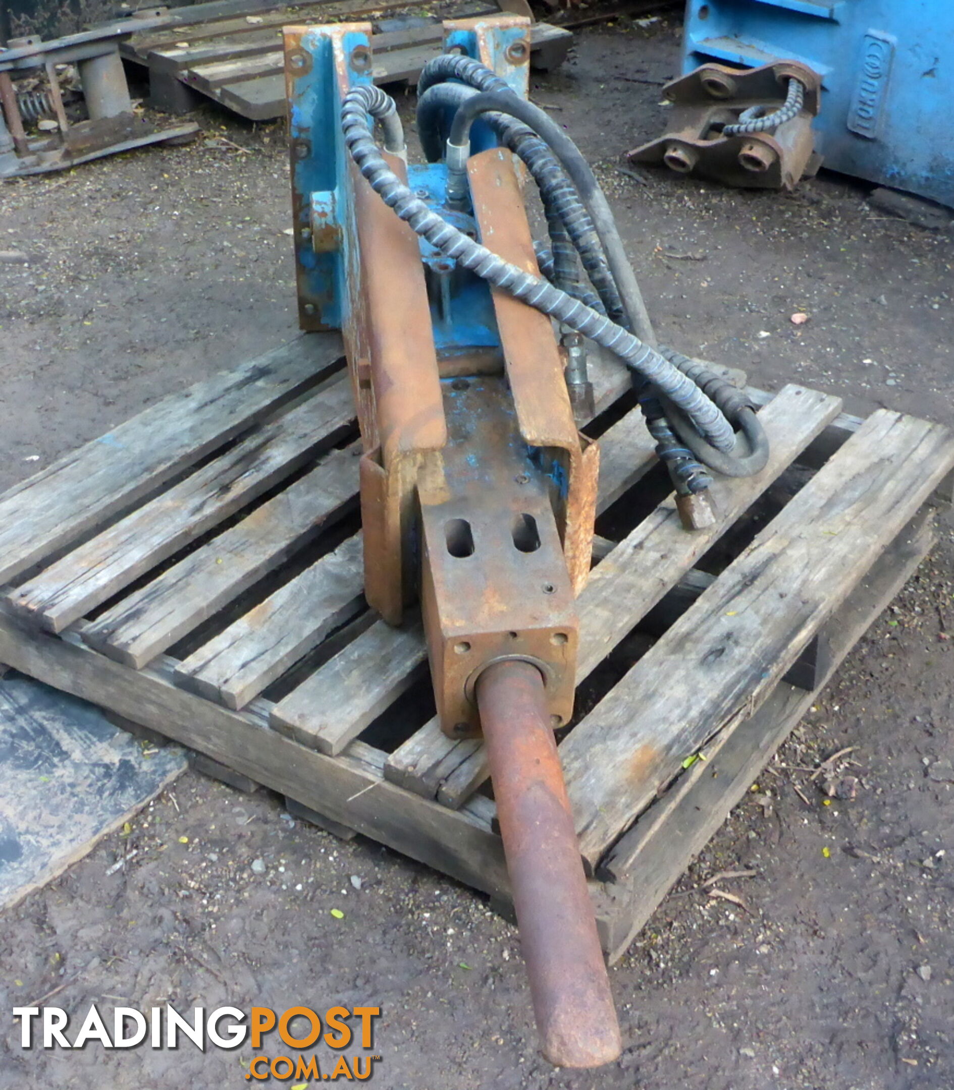 Used 4-10 ton Excavator Hydraulic Hammer Rock Breaker & separate Headstock