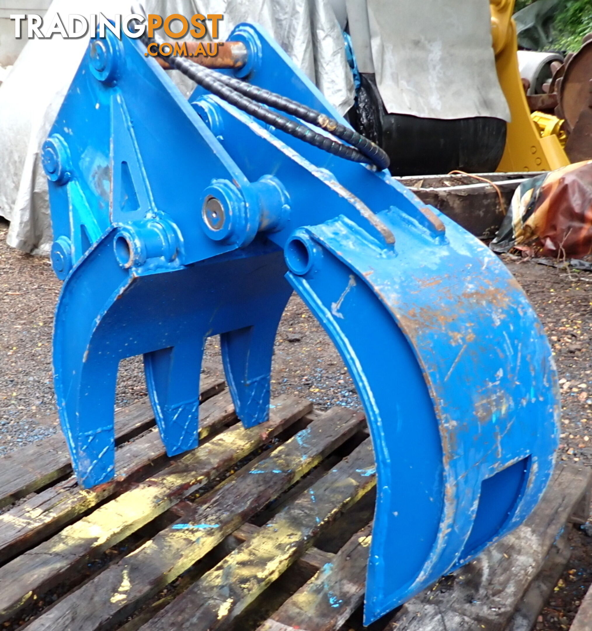 New 5-10 ton (50mm Pin) Excavator Hydraulic Grapple Grab