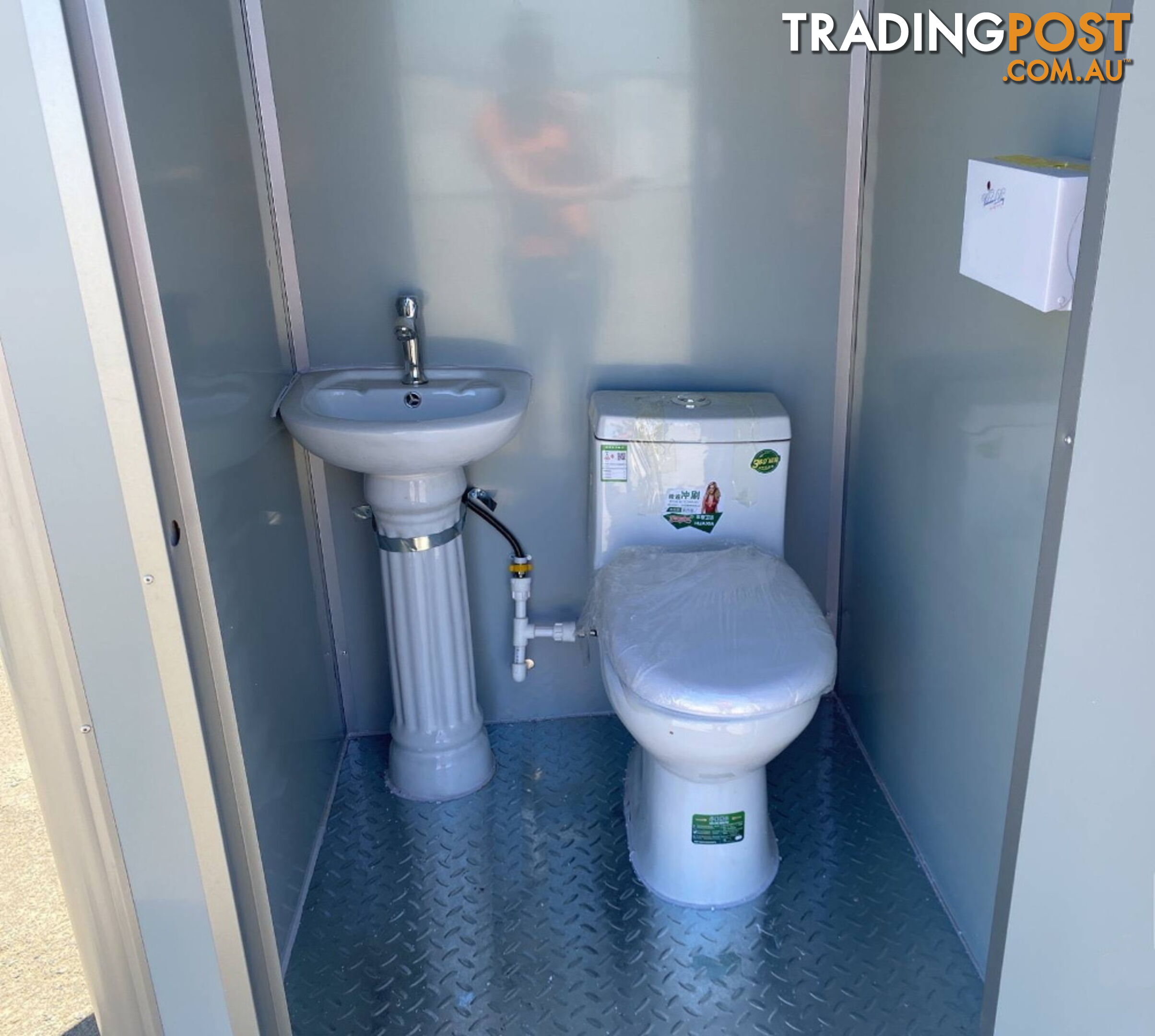 New Single Portable Toilet Restroom Block - DISCOUNTED Light Damage