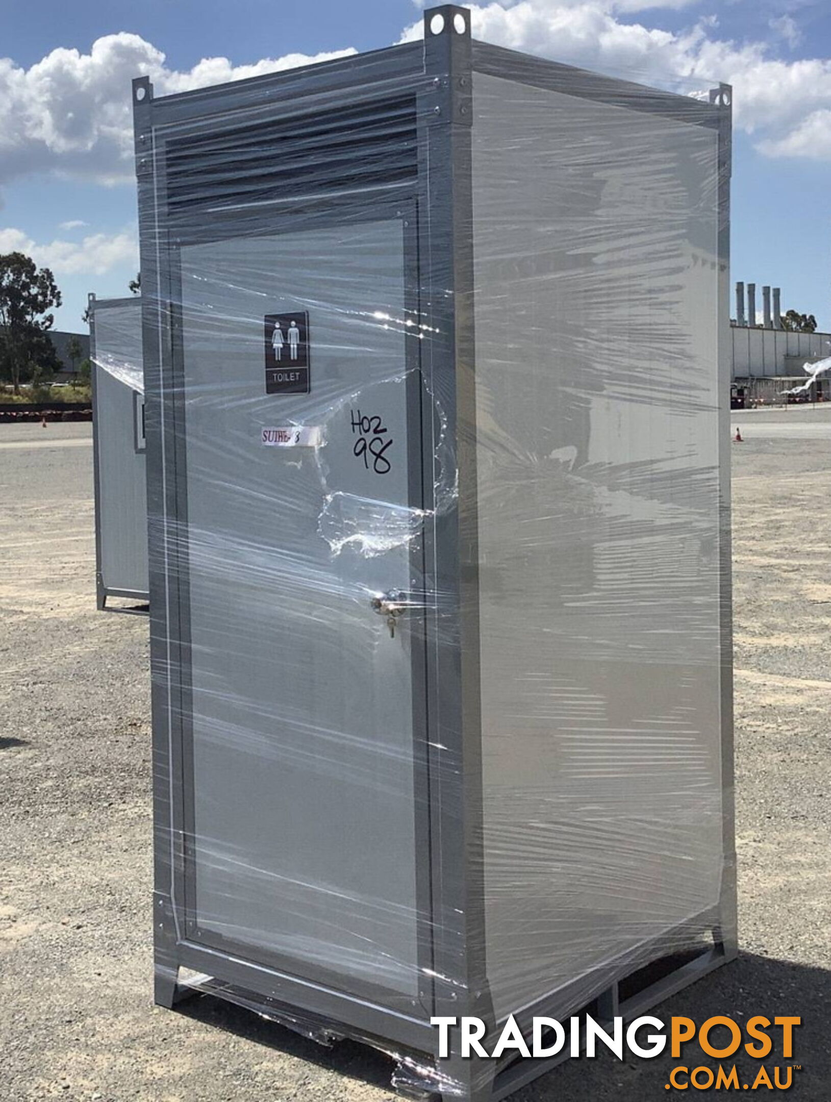 New Single Portable Toilet Restroom Block