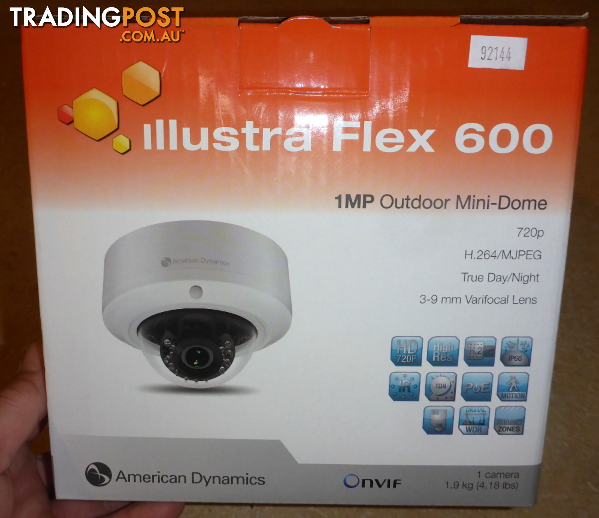 New Tyco / American Dynamics Illustra Flex 600 Mini Dome IP / CCTV Outdoor Security Camera