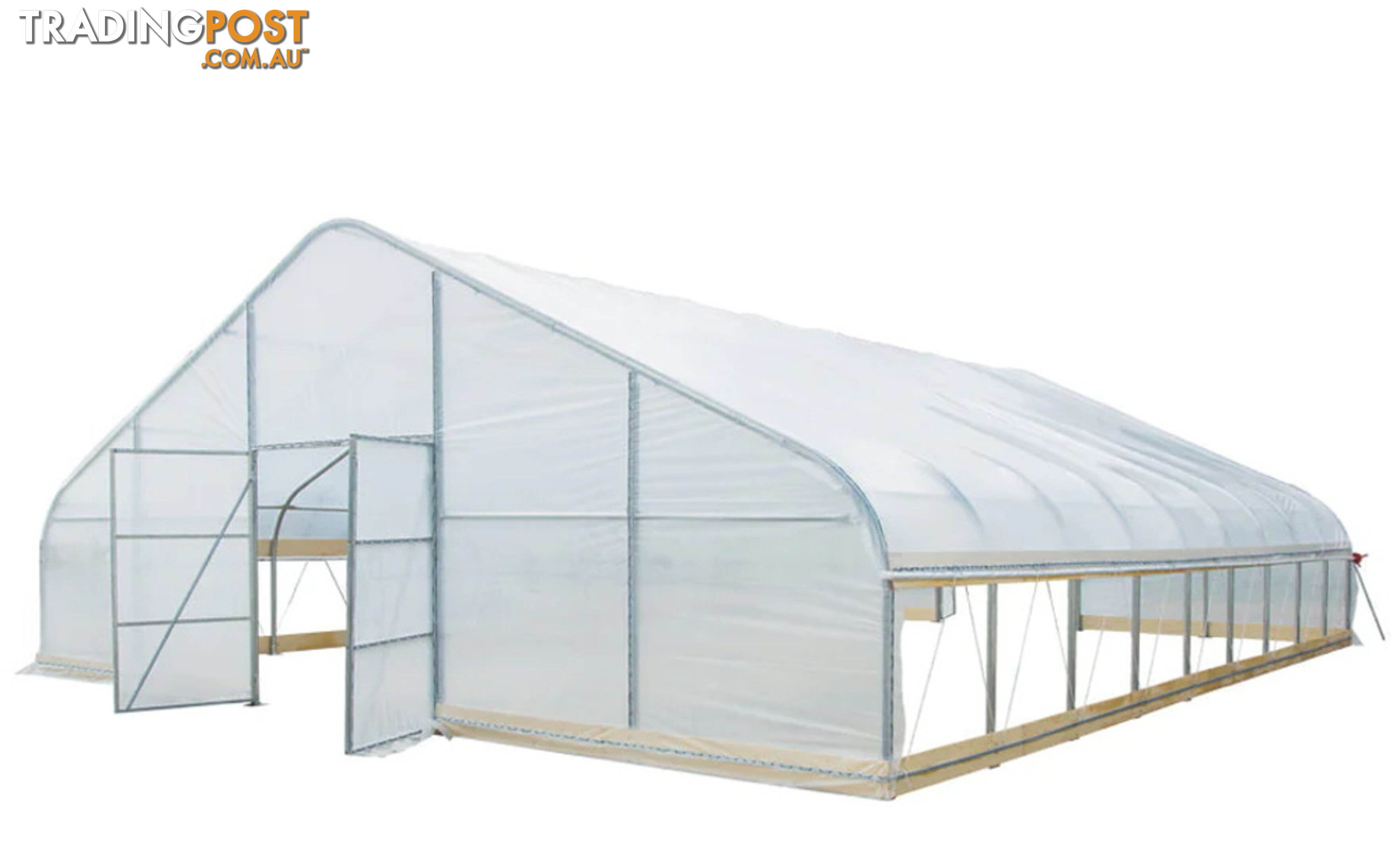 Huge 9.15m x 11.7m (107m2) Greenhouse Tunnel Building Grow Tent