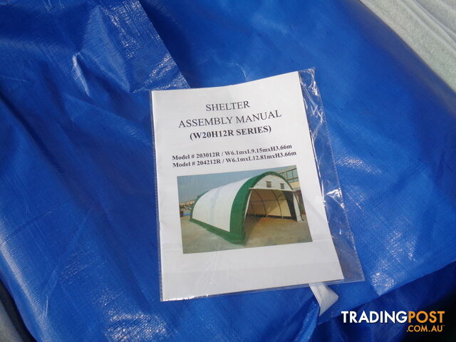 56m2 Workshop Storage Shelter Building 6m x 9m x 3.6m