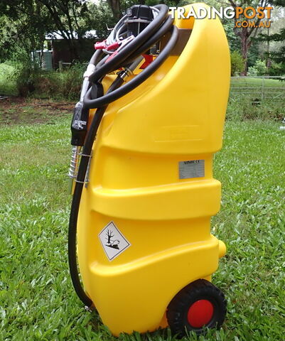 New Italian 110L Diesel Fuel Cell Tank with 12v Pump & Bowser trigger