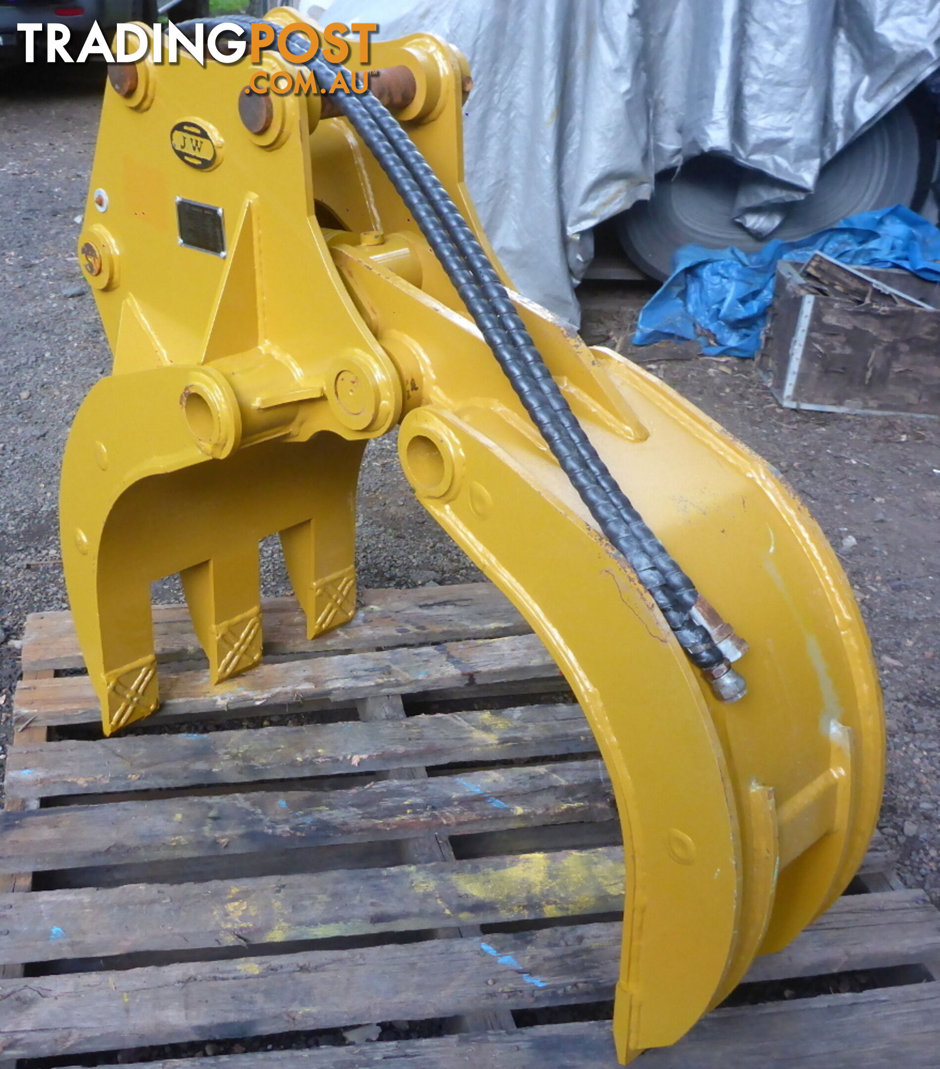 New 3-7 ton (45mm Pin) Excavator Hydraulic Grapple Grab