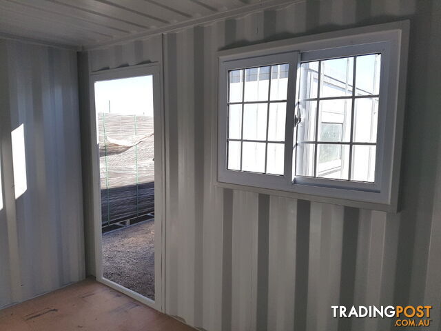 New 12ft Shipping Container with side Door &amp; Window