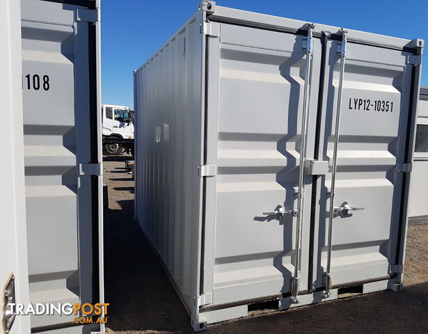 New 12ft Shipping Container with side Door &amp; Window