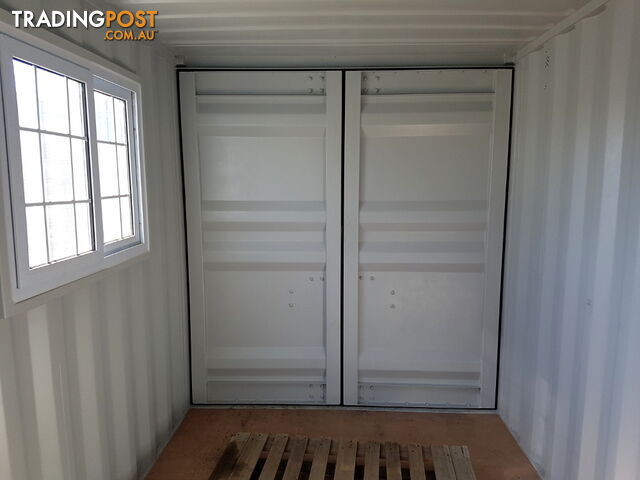 New 12ft Shipping Container with side Door &amp; Window