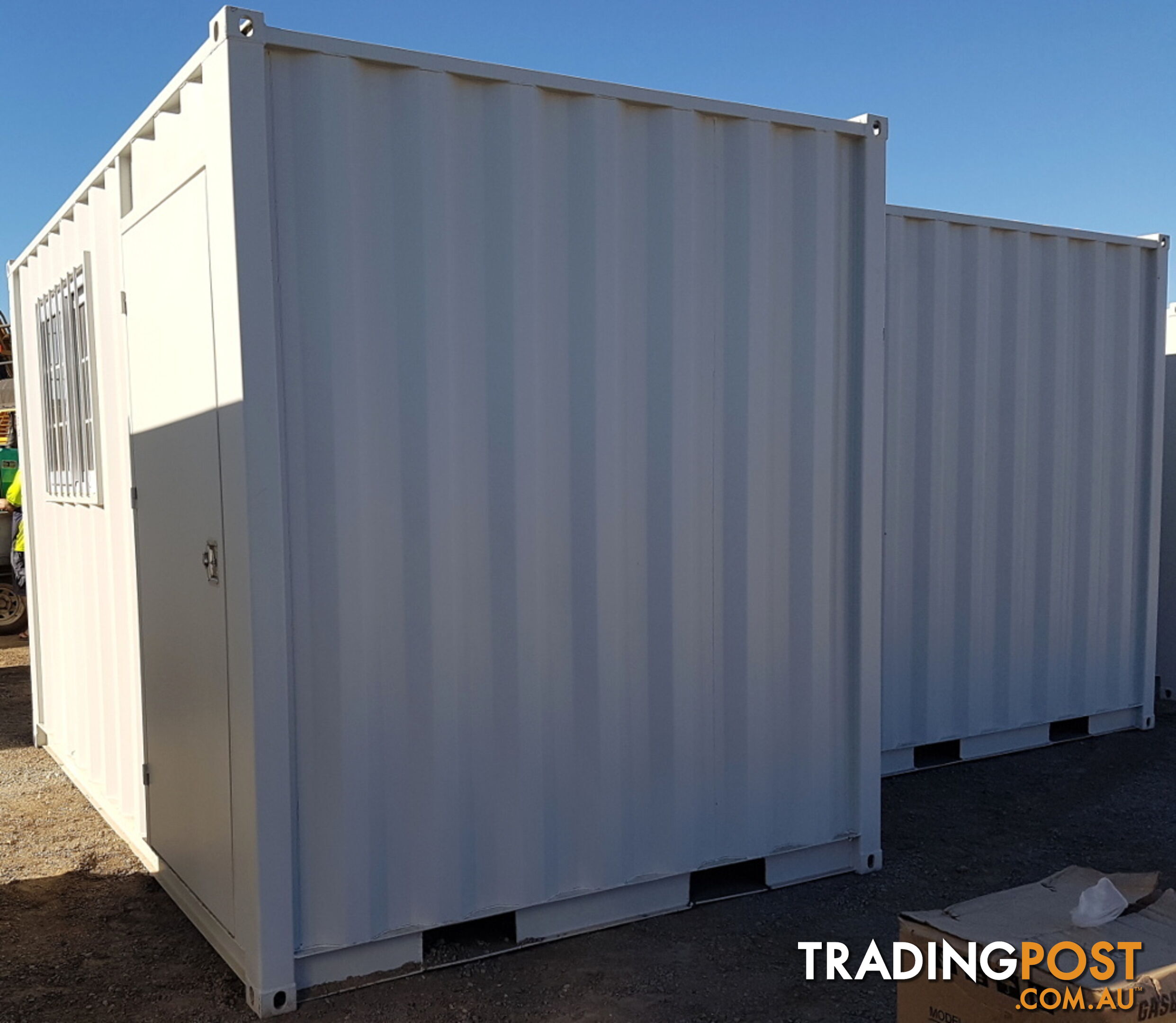 New 12ft Shipping Container with side Door &amp; Window