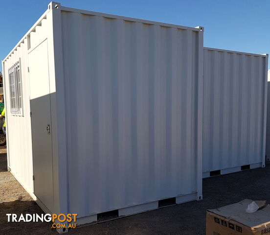 New 12ft Shipping Container with side Door &amp; Window