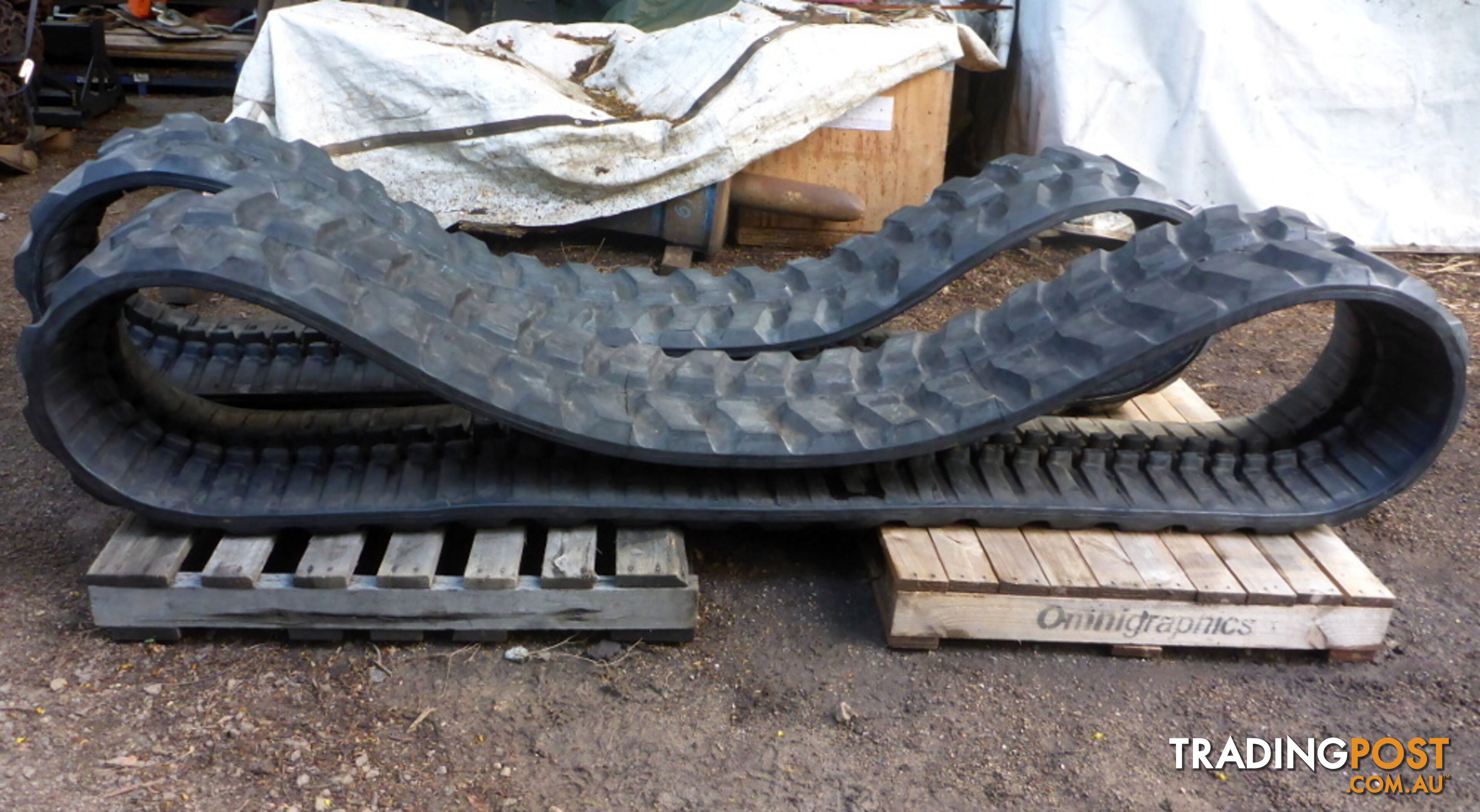 Genuine Komatsu PC95 Excavator Rubber Tracks 450x76x84