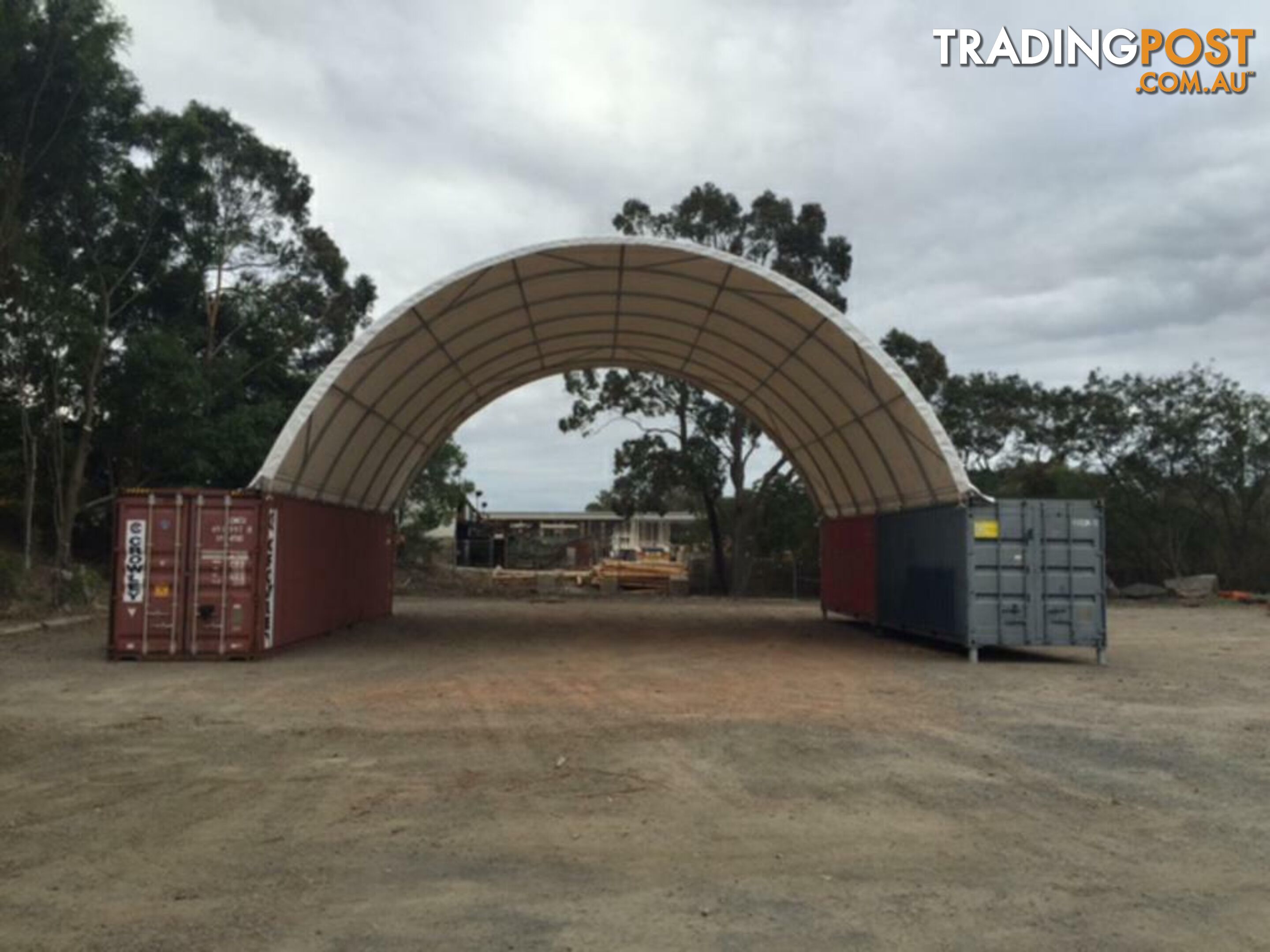 New 12m x 12m Container Shelter Workshop Igloo Dome