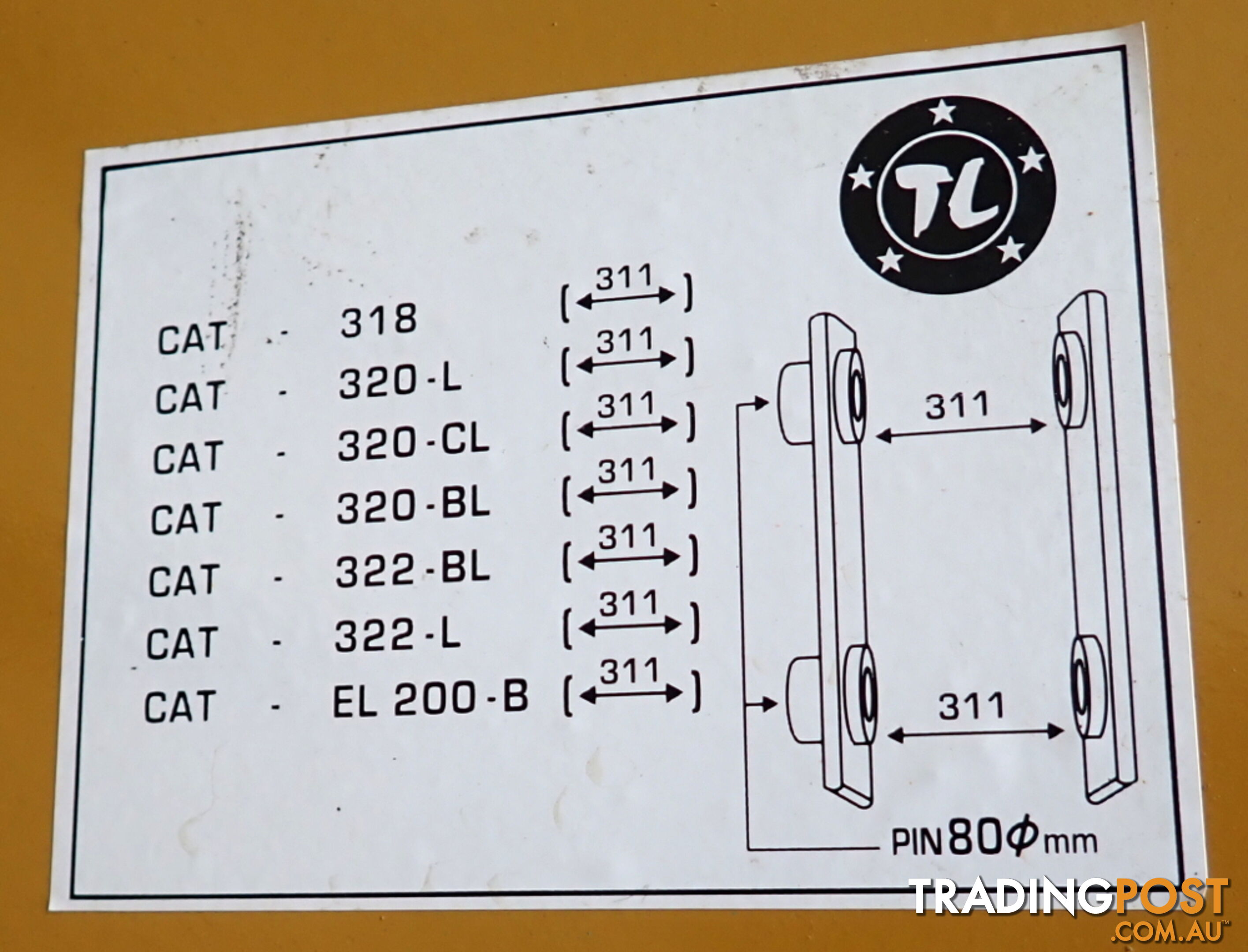 New 15-30 ton (80mm pin) Excavator Ripper suit Case, Cat, JCB, Kobelco, Komatsu, Sumitomo