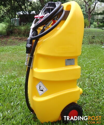 New Italian 110L Diesel Fuel Cell Tank with 12v Pump & Bowser trigger