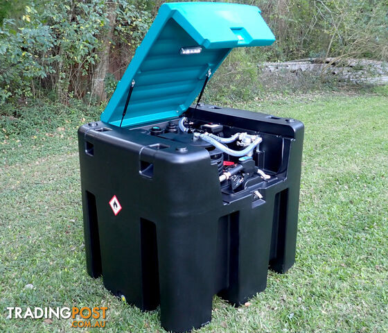 New 980L Diesel Fuel Cell Tank, 12v Pump, Bowser nozzle, Reel, Flow & Level Gauges - photo 1 of 10
