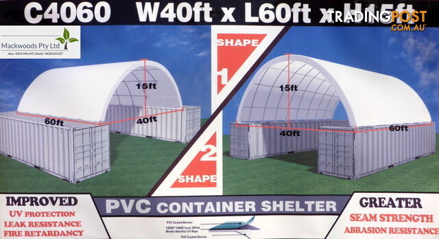 New 12m x 18m (223m2) Container Shelter Workshop Igloo Dome