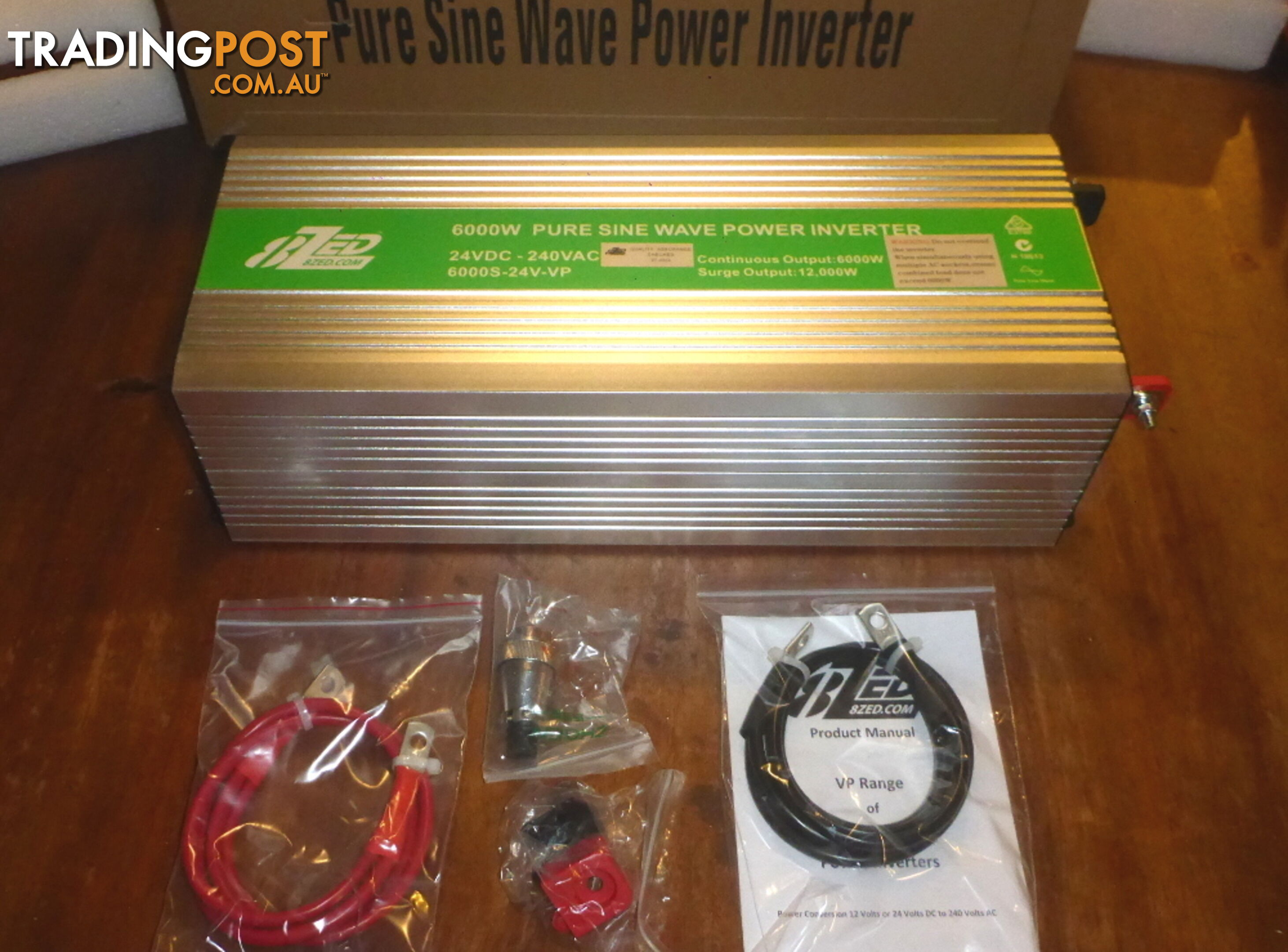 RRP $3480. New 6000w (12000w peak) 24Vdc-240Vac Pure Sine Wave Power Inverter