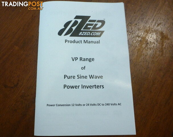 RRP $3480. New 6000w (12000w peak) 24Vdc-240Vac Pure Sine Wave Power Inverter