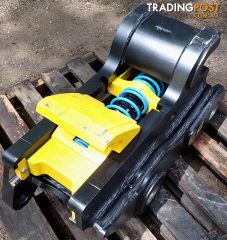 90mm pin Hitch grabs 80mm & 90mm buckets New Doherty D-Lock Hydraulic Excavator Quick Hitch Coupling