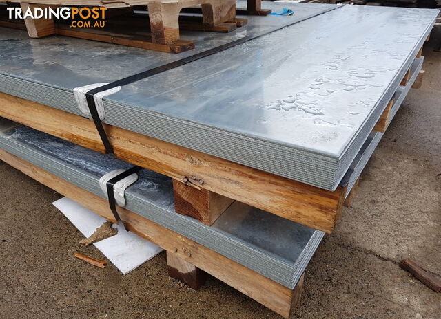 New Galvanised Steel Sheets 1500mm x 3000mm x 2.9mm, RRP $500