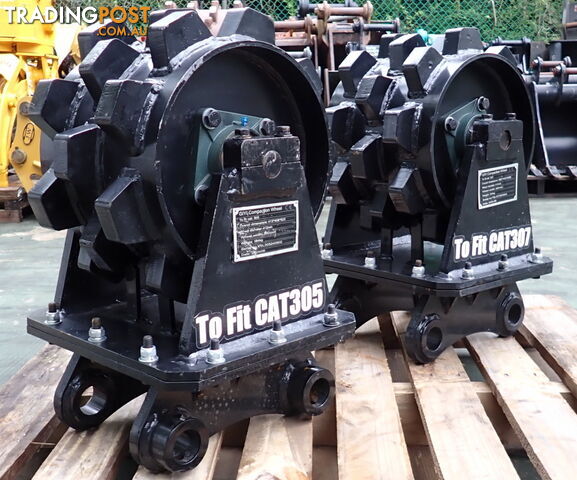 New 3-8 ton (45mm or 40mm pin) Excavator Roller Compaction Wheel