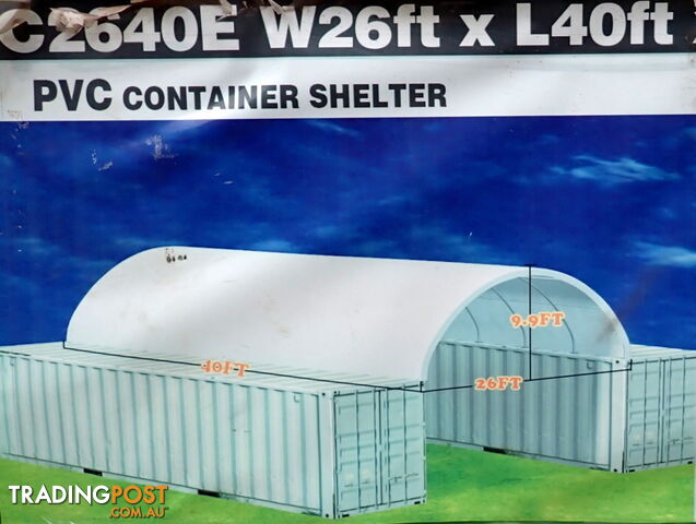 New 8m x 12m Container Shelter Workshop Igloo Dome with End Wall