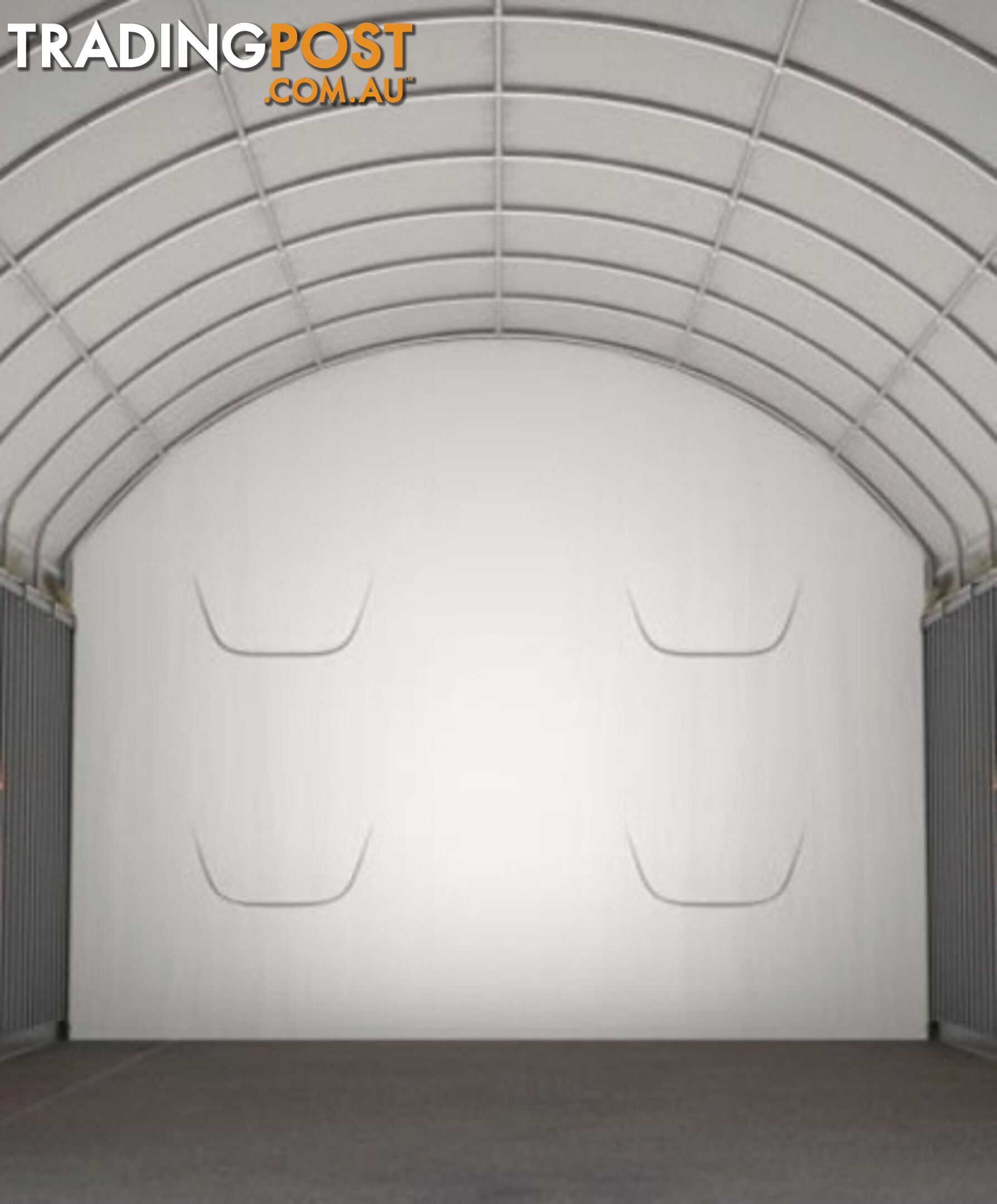 New Rear End Wall for 6m wide Container Shelter Dome