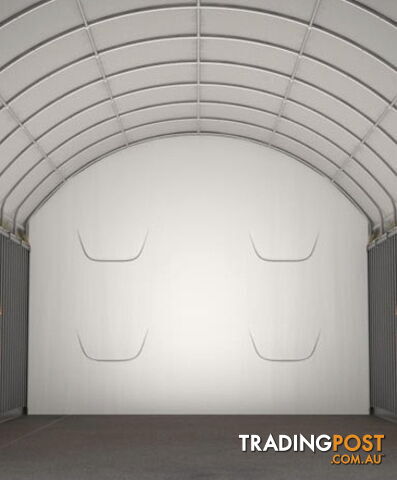 New Rear End Wall for 6m wide Container Shelter Dome