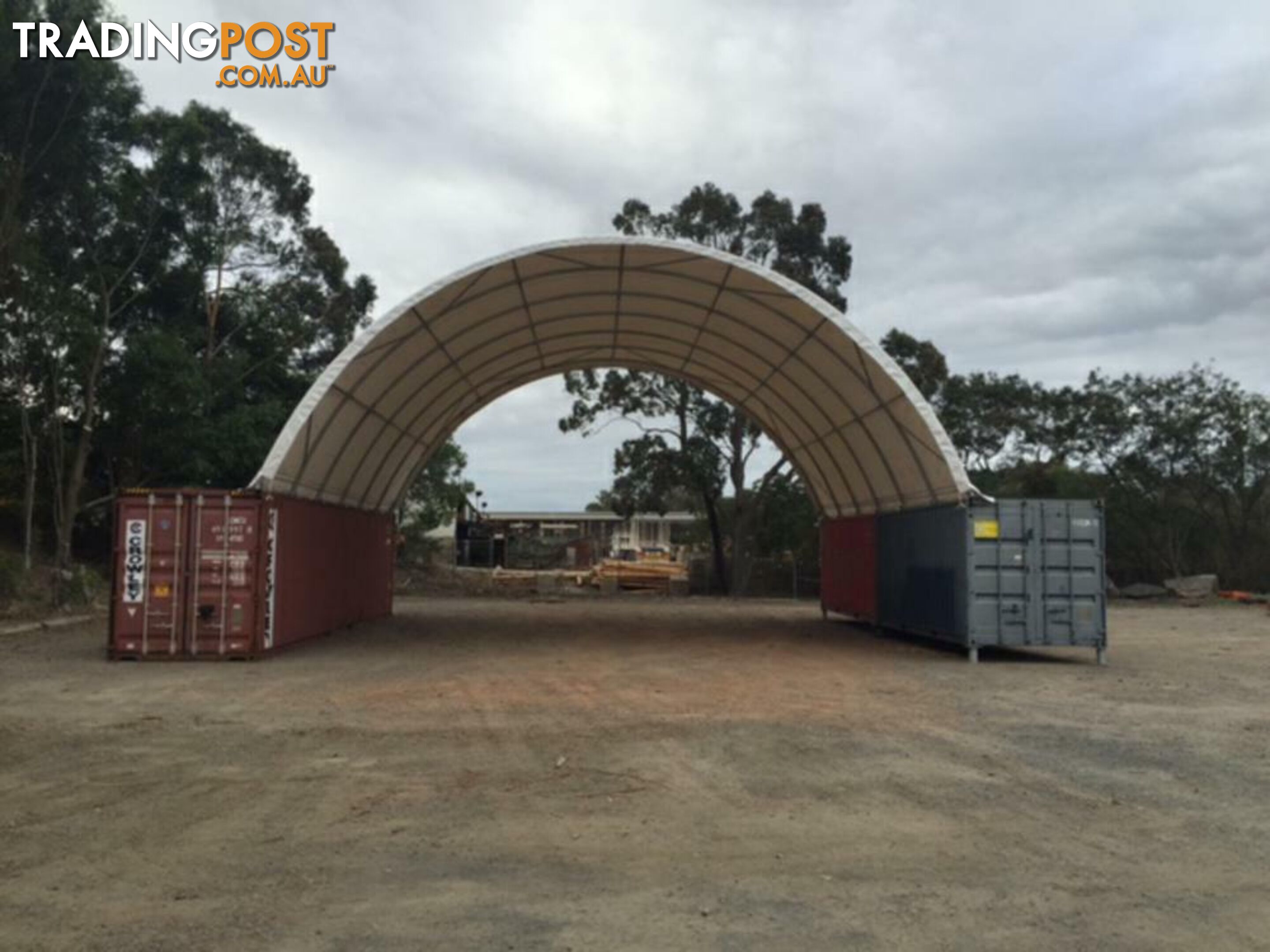 New 12m x 12m Container Shelter Workshop Igloo Dome