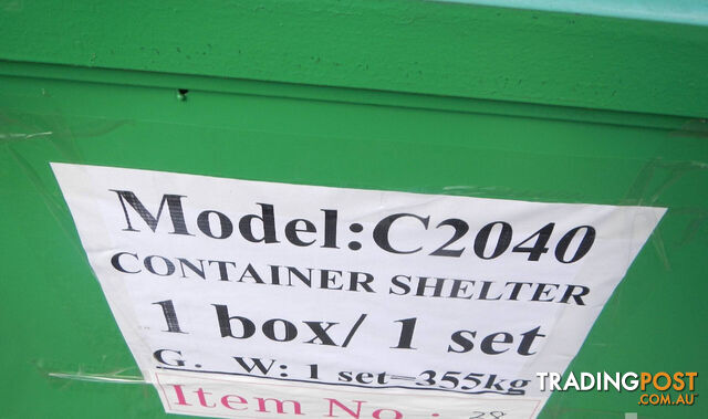 New 6m x 12m Container Shelter Workshop Igloo Dome