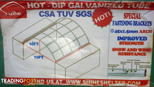 New 6m x 6m Container Shelter Workshop Igloo Dome