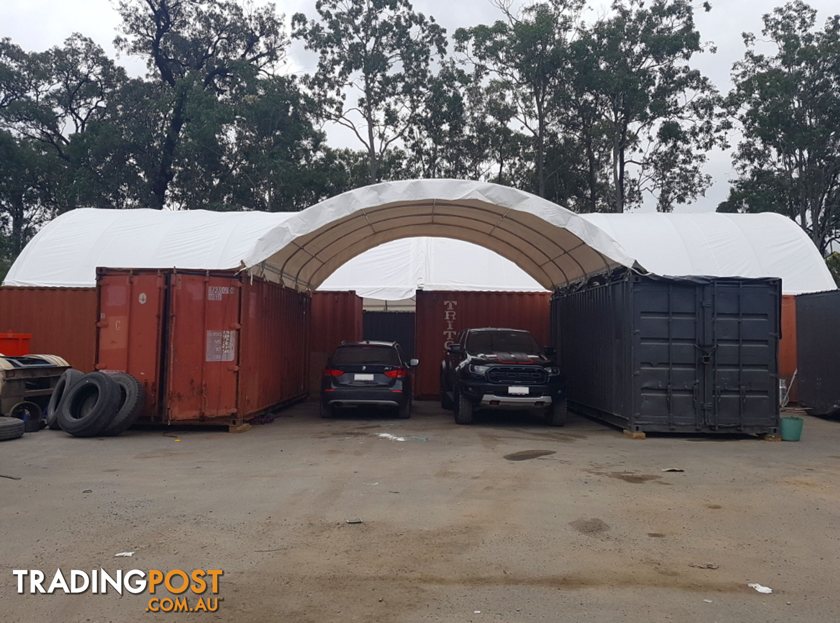 New 6m x 6m Container Shelter Workshop Igloo Dome