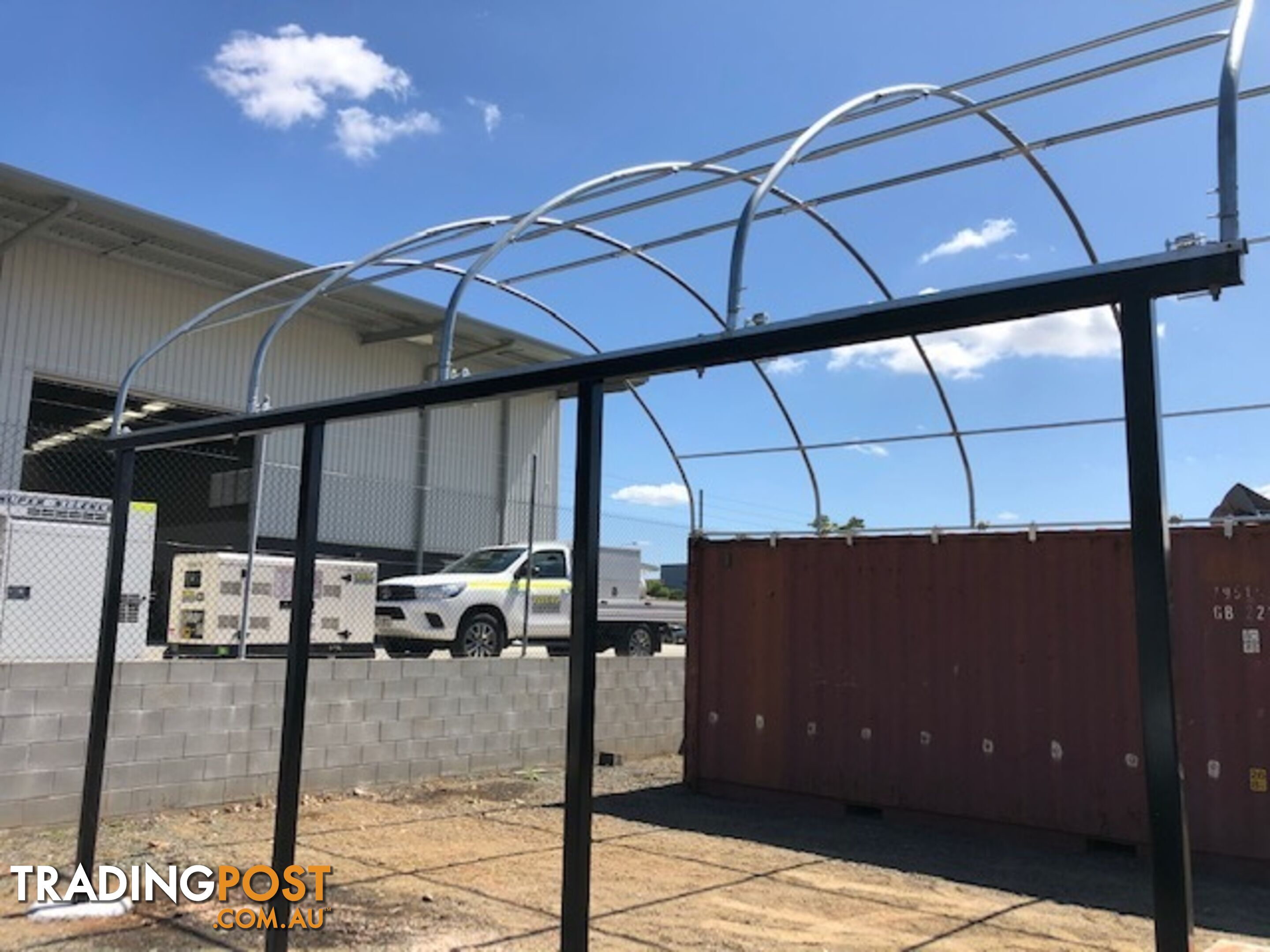 New 6m x 6m Container Shelter Workshop Igloo Dome