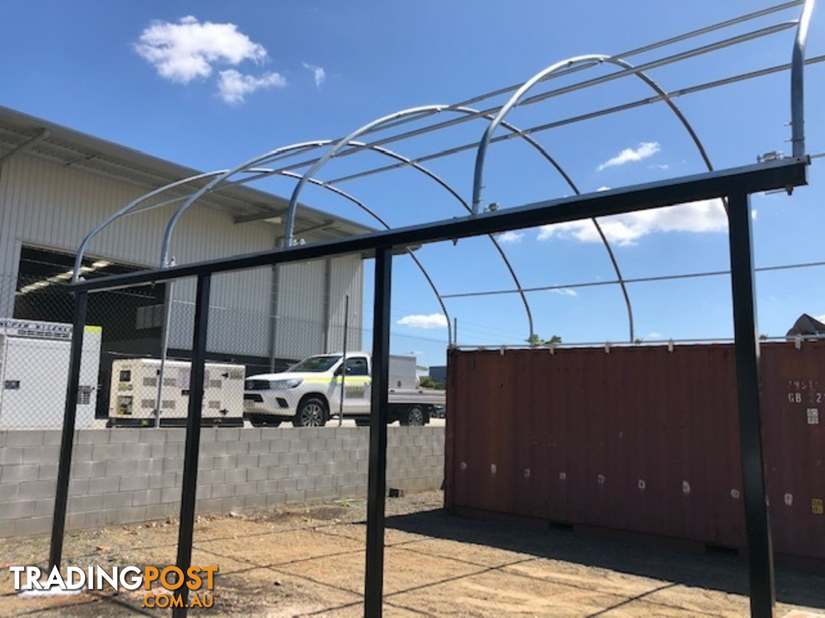 New 6m x 6m Container Shelter Workshop Igloo Dome